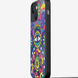 macmerise Humsa Printed iPhone 13 Mini Phone Bumper Case Cover-image-79