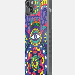 macmerise Geometric Printed iPhone 14 Plus Phone Bumper Case Cover-4