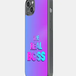 macmerise I am the Real Boss Printed iPhone 14 Plus Glossy Finish Bumper Case Cover-picture-19