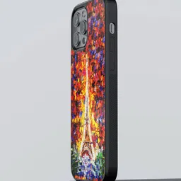macmerise Artistic Eiffel Printed iPhone 12 Pro Phone Bumper Case Cover-5