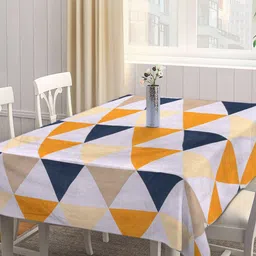 Arrabi Multicoloured Geometric Printed Cotton Blend Table Cover image 2