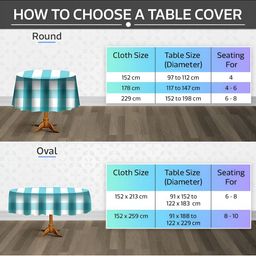 BIGGER FISH Transparent & Gold-Toned Self Design Rectangle 6-Seater Table Cover image 4