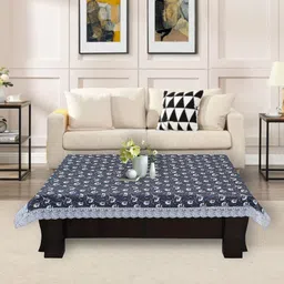DREAM CARE Grey & White Floral Rectangle Multi Table Covers-28