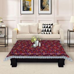 DREAM CARE Maroon & blue Table Cover-31