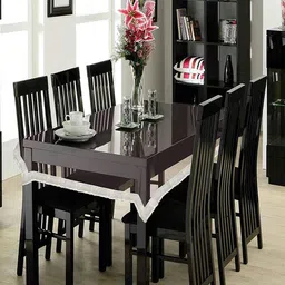 Dakshya Industries Transparent 6-Seater Table Cover-image-32