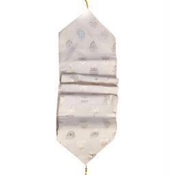 Good Vibes Cream Floral Printed 6-Seater Table Runner-28