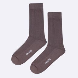 AIR GARB Ribbed Moisture-Wicking Calf Length Socks-44