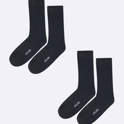 AIR GARB Unisex Pack Of 2 Patterned Calf-Length Socks-10