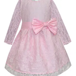 A T U N Pink Lace Dress-image-41