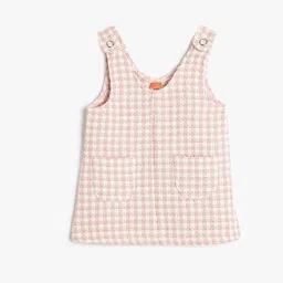 Koton Girls Checked Pinafore Dress-image-27