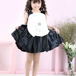 THE LITTLE CELEBS Crepe Fit & Flare Dress-38