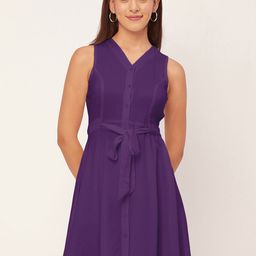 Moomaya Fit & Flare Dress-18