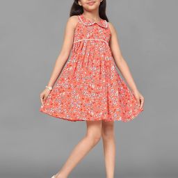 BAESD Floral Print Crepe Fit & Flare Dress-image-90