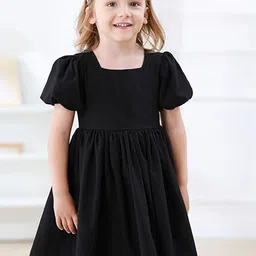 LULU & SKY Flutter Sleeve Fit & Flare Dress-image-3