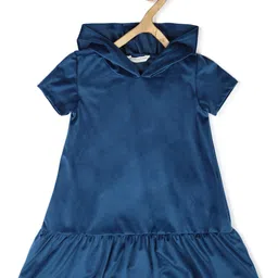 Peter England Girls Hooded A-Line Dress-picture-33