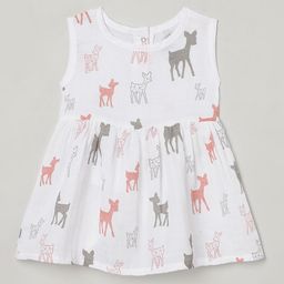 The Boo Boo Club Girls Printed A-Line Sustainable Organic Cotton Dress-image-32