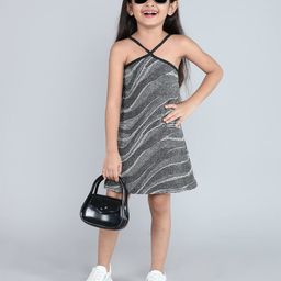 taffykids Print A-Line Dress-8
