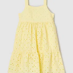 max Shoulder Straps Cotton A-Line Dress-image-60
