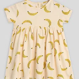 Somersault Girls Conversational Printed Gathered Dress-image-59