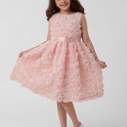 KATE & OSCAR Girls Self Design Fit & Flare Dress-image-68