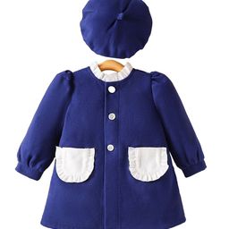 StyleCast Girls  Mandarin collar cuffed sleeves A-Line Dress-image-6