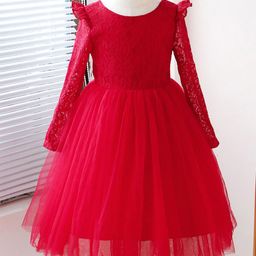 LULU & SKY Cold-Shoulder Fit & Flare Dress-image-26