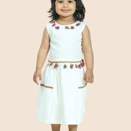 JUNITOS Round Neck Fit & Flare Dress-image-17