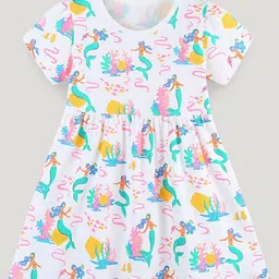 StyleCast Printed Fit & Flare Dress-image-91