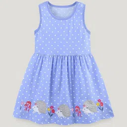 StyleCast Polka Dot Printed Sleeveless Fit and Flare Dress-picture-46