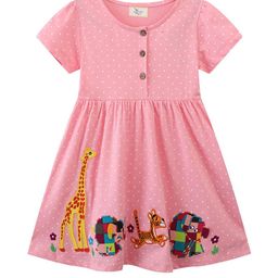 LULU & SKY Girls Polka Dot Printed Fit & Flare Dress-image-27