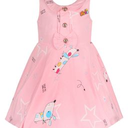 Wish Karo Girls Printed Fit & Flare Dress-picture-4