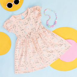 Pantaloons Baby Infants Cotton Conversational Printed Fit & Flare Dress-picture-13