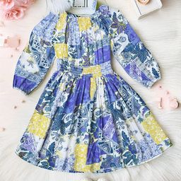 Bella Moda Floral Print Fit & Flare Dress-image-69