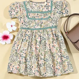 Bella Moda Floral Print Fit & Flare Dress-image-61