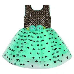 Wish Karo Girls Sequined Embellished Net Fit & Flare Dress-picture-16