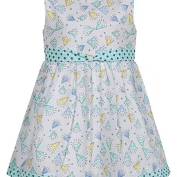 Wish Karo Girls Graphic Printed Satin A-Line Dress-picture-33