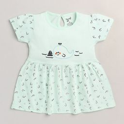 Toonyport Girls Blue Printed Dress-image-39