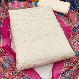 KALINI Embroidered Unstitched Dress Material-image-94