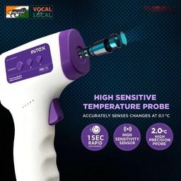 mcp Intex Thermosafe Non-contact FDA Approved Digital Infrared Thermometer Temperature Gun -32°C to 42°C(89.6-109.4℉) with LCD Display image 2