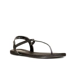 Bata Textured T-Strap Flats-54