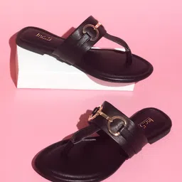 Inc 5 Textured T-Strap Flats-37