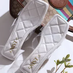 GNIST Open Toe Flats-35