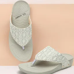 Carlton London sports Printed Open Toe Flats-49