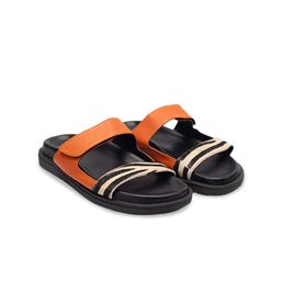 HEEL YOUR SOLE Leather Open Toe Flats-image-50