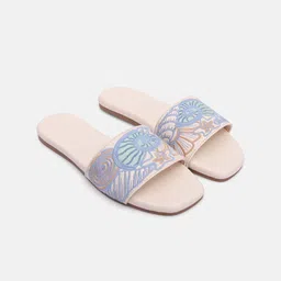 Elevato Women Embellished Open Toe Flats-58
