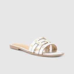Sole To Soul Embellished Open Toe Flats-image-8