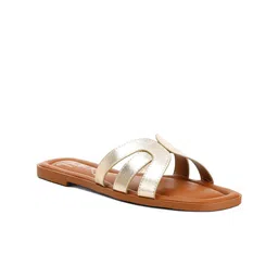 London Rag No Back Strap Open Toe Flats-picture-14