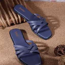 Roadster Women Blue Solid Open Toe Flats-image-31