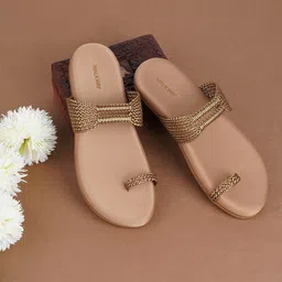 WALKWAY by Metro Textured One Toe Flats-image-49