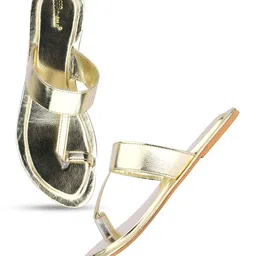 DESI COLOUR Women Open One Toe Flats-picture-16